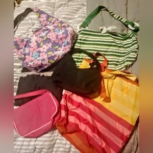 Lot of 6 girls handbags